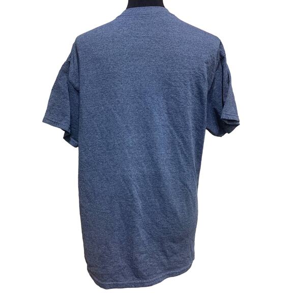 Mens Large St Louis Cardinals Baseball Hockey Blues Combined Logo PolyCotton Tee - Picture 3 of 4